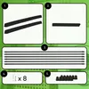 An instructional diagram showing the components of a clothes dryer. Produktbild-Vorschau