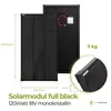 Solarmodul 120 Watt Mono 18V Full Solarpanel Solarzelle Produktbild-Vorschau 4