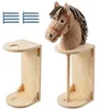 Relaxdays Set van 2 houders voor speelpaarden, voor Productafbeelding-voorbeeld 1