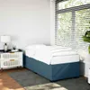vidaXL Bettgestell Blau 90x190 cm Samt Produktbild-Vorschau 2