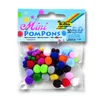 folia Mini-Pompons 50 Stück farbig sortiert Produktbild-Vorschau 2