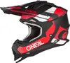 O'Neal Helm 2SRS SPYDE schwarz/rot/weiß M (57/58 cm) Produktbild-Vorschau 1