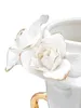 Mauro Ferretti Vase Frau Elegant 15x13,3x23,5 cm weiß gold Produktbild-Vorschau 12
