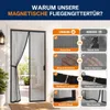 Fliegengitter Tür 92x204cm Magnetisch Insektenschutz Produktbild-Vorschau 4