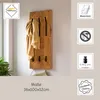 HAKU Wandgarderobe akazie, schwarz - Massivholz, Metall, Produktbild-Vorschau 10