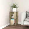 vidaXL Półka narożna dąb sonoma 33x33x67 cm materiał Podgląd zdjęcia produktu 2
