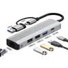 USB 3.0 Hub 5-in-2, 2,5G Ethernet Adapter, Type-C auf Produktbild-Vorschau 2