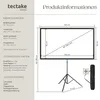 Promítací plátno tectake se stojanem 60 palců 152 cm Náhled obrázku produktu 5