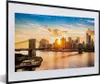 MuchoWow® MuchoWow® Gerahmtes Poster New York - Brooklyn Produktbild-Vorschau 1