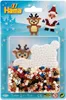 A retail package of Hama beads for making Christmas-themed figures, including Santa Claus and a reindeer. Produktbild-Vorschau