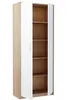LUCETTE Regalschrank – Breite 74 cm, Eiche Sonoma / weiß Produktbild-Vorschau 4