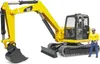 bruder CAT Minibagger, Modellfahrzeug, (mit Bauarbeiter) Produktbild-Vorschau 16