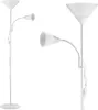 MONZANA® Lampadaire avec liseuse Noir 175 cm Réglable E27 Voir les images du produit 1