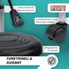 Stołek roboczy na kółkach - czarny Podgląd zdjęcia produktu 3