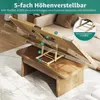 Puzzletisch für 1000 Teile, mit 4 Schubladen, Puzzelbrett Produktbild-Vorschau 3