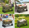 Sekey 200 kg Schwerlast Bollerwagen Faltbar, mit 17x10 cm Produktbild-Vorschau 6