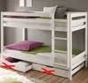Kinderbett Etagenbett Weiss Hochbett Spielbett Kiefer Produktbild-Vorschau 3