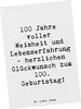 Mr. & Mrs. Panda Postkarte Spruch 100. Geburtstag - Weiß - Produktbild-Vorschau 1