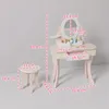 AIYAPLAY Schminktisch Kinder, Schminktisch-Set mit Hocker, Produktbild-Vorschau 6