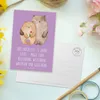 Mr. & Mrs. Panda Postkarte 5. Hochzeitstag Holzhochzeit - Produktbild-Vorschau 3