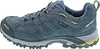 A side view of a single blue hiking shoe. Voir les images du produit