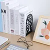 Buchstützen, 4 Paare Bücherhalter mit Baummuster, Metall Produktbild-Vorschau 6