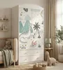 Kinderschrank Weiß 88x187 cm Kleiderschrank Kinder 2 Türen Produktbild-Vorschau 8
