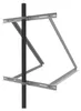 Alu-Masthalterung 30°-60°, für Modulbreite 100-680 mm, Einzelpanel Náhled obrázku produktu