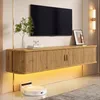 Merax wandmeubel voor de televisie met LED-verlichting, Productafbeelding-voorbeeld 5
