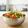 com-four® Salatschüssel Ø 29 cm aus Edelstahl - große Produktbild-Vorschau 4