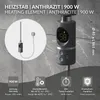 LuxeBath topné těleso 900W antracit s termostatem a LCD Náhled obrázku produktu 2
