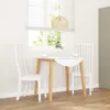 A dining set with two chairs and a table in a room with a window. Anteprima dell’immagine prodotto