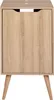 BELIANI Waschbeckenunterschrank Hellbraun MDP 45 x 80 cm Produktbild-Vorschau 5