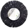 Wandspiegel Hängespiegel Spiegel schwarz 32 cm Produktbild-Vorschau 2