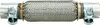 ECD Germany Universal Flexrohr mit 2 Schellen, 45x200 mm, Produktbild-Vorschau 3