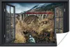 MuchoWow® Poster Aussicht - Berg - Zug 30x20 cm - Plakate - Produktbild-Vorschau 1
