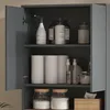 Interior view of a cabinet with various household items. Produktbild-Vorschau