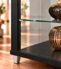 AGIONDA Standvitrine Sammlervitrine Schwarz mit LED, 1 Produktbild-Vorschau 4