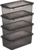 keeeper Aufbewahrungsboxen-Set "bea" 4x 5,6 L crystal-grey Produktbild-Vorschau 1