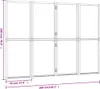 Parawan 4-Panelowy, Czarny, 280 X 180 Cm Lumarko! Podgląd zdjęcia produktu 7