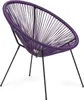 Zahradní křeslo Rebecca Mobili Papatya 80x70x76 Steel PE Náhled obrázku produktu 1