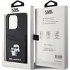 A product packaging for a Karl Lagerfeld iPhone case, showing the case inside its box and the packaging's exterior with product details. Produktbild-Vorschau