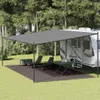 vidaXL Wykładzina namiotowa 400x800 cm antracyt HDPE Podgląd zdjęcia produktu 3