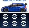 Samochód zdalnie sterowany, 1/28 2,4 GHz 4WD ze światłami Podgląd zdjęcia produktu 6