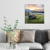 DEQORI Glasbild Echtglas 50x50 cm 'Morgen am Geroldsee' Produktbild-Vorschau 3