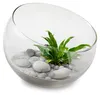 Glasschale SCHUIN mit schrägem Rand H. 10cm D. 12,5cm Produktbild-Vorschau 2