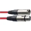 Mikrofonkabel, XLR/XLR (m/f), 10 m, rot Produktbild-Vorschau 1
