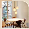 ZMH Pendelleuchte Holz Weiß Esstischlampe Vintage Produktbild-Vorschau 7