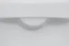 A close-up, abstract view of a white toilet bowl. Produktbild-Vorschau