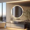 Miroir de salle de bain rond Vrygle 60 cm avec éclairage Voir les images du produit 3